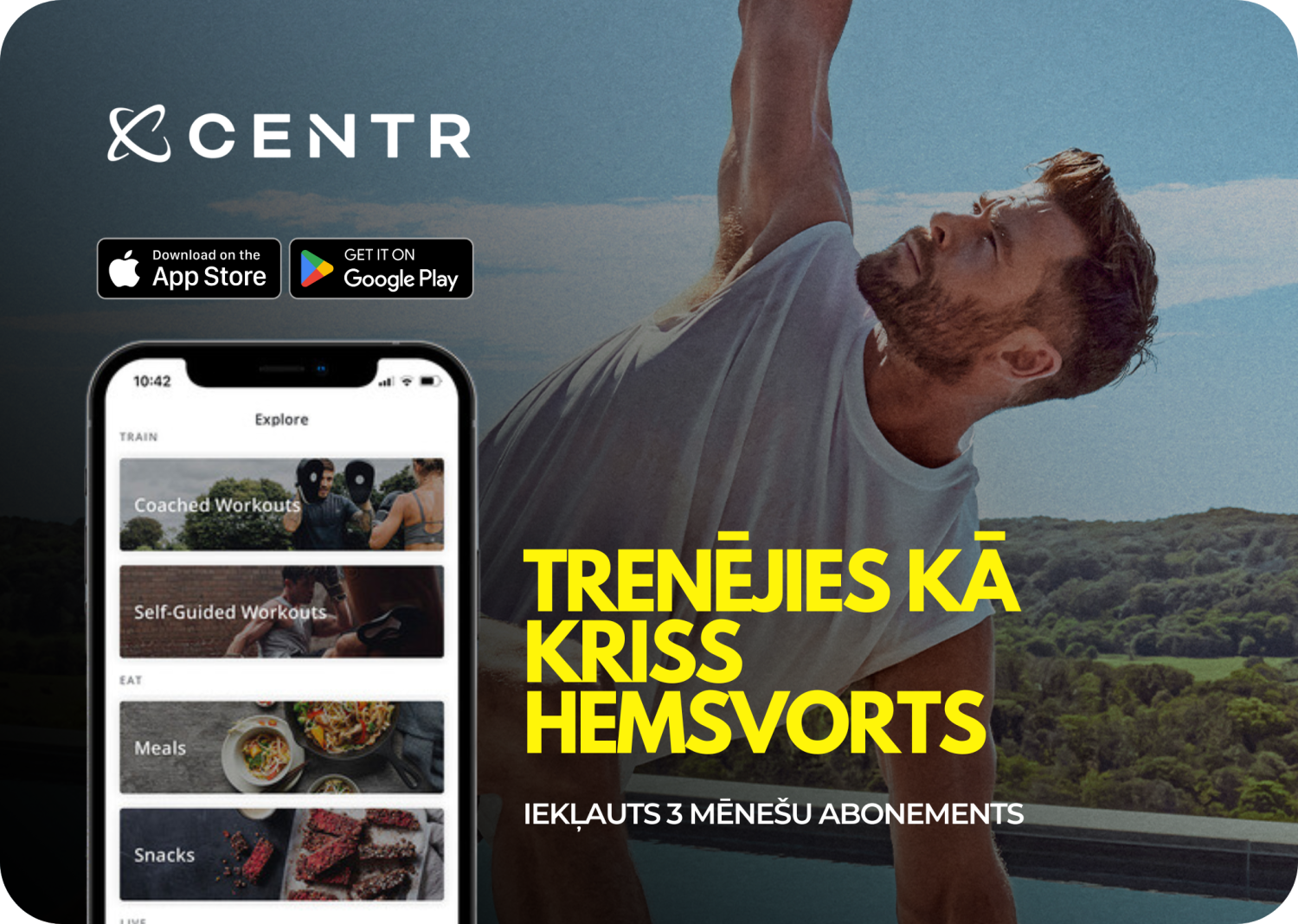 CENTR App Banner